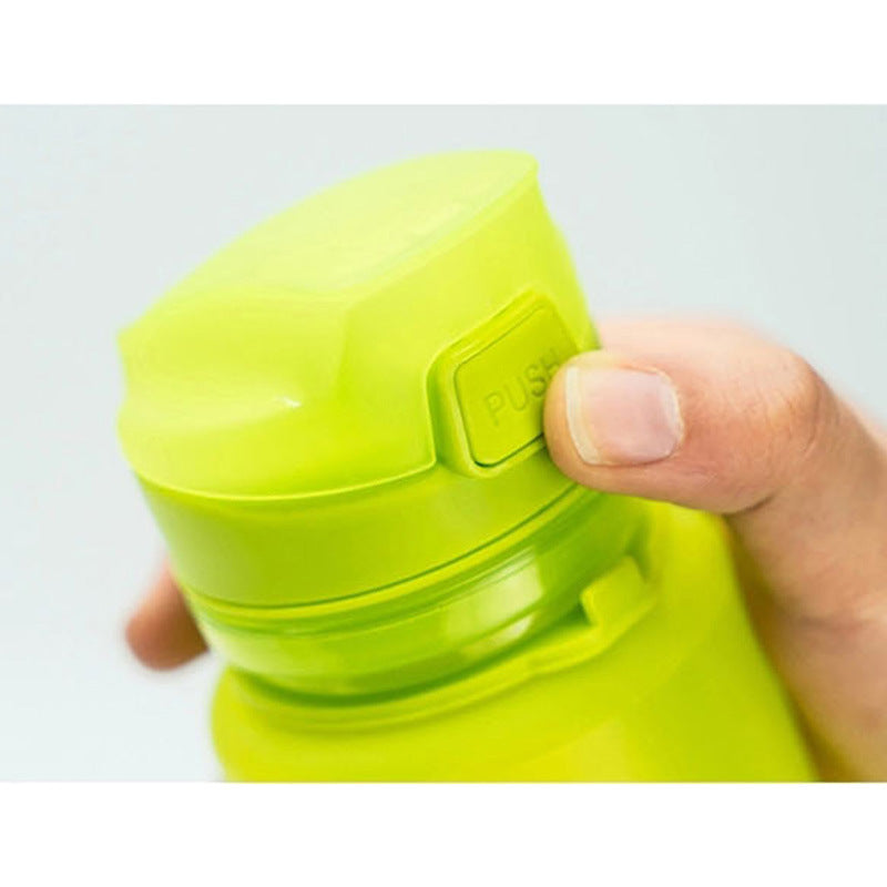 500ML Folding Silicone Water Bottle Sports