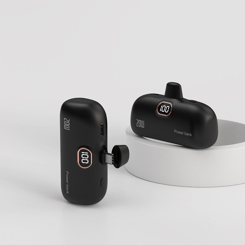 Pocket Wireless Capsule Power Bank Small Portable Power Source Power Bank Mini Fast Charge