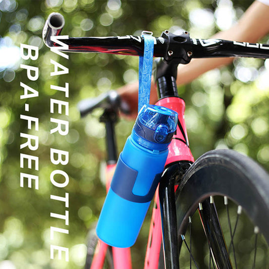 500ML Folding Silicone Water Bottle Sports